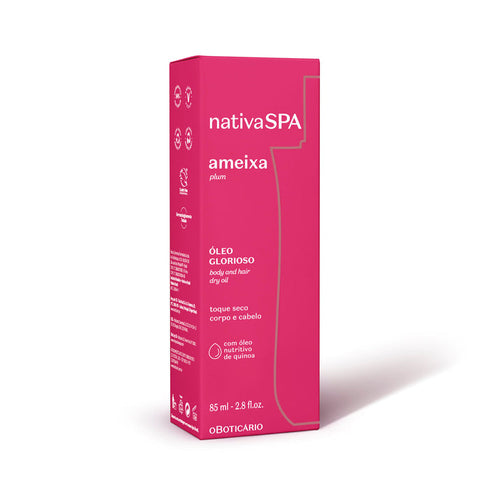 O Boticário Nativa SPA Glorioso Multifunctional Oil For Body And Hair Plum 85ml